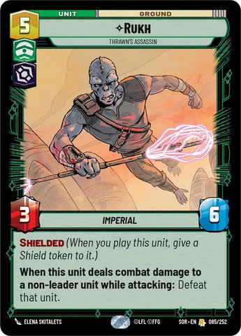 Image for Rukh - Thrawn's Assassin (085/252) [Spark of Rebellion] - Star Wars: Unlimited