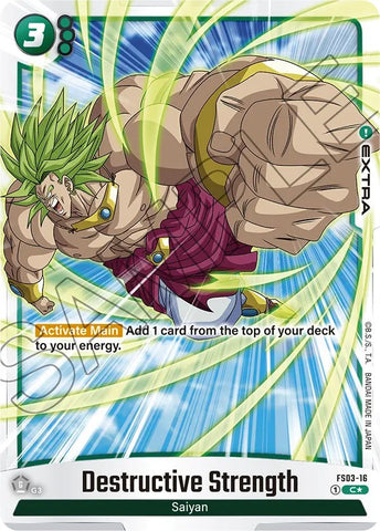 Destructive Strength (Bonus Pack Alternate Art) [Starter Deck: Broly]