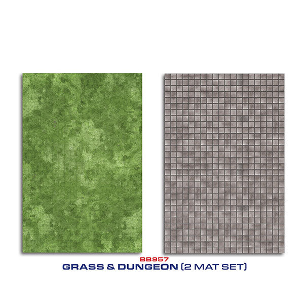 GF9 RPG Mat - Grass & Dungeon (2 Mat Set)