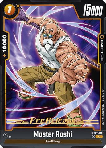 Master Roshi (FB02-108) [Blazing Aura Pre-Release Cards]