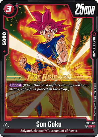Son Goku (FB02-017) [Blazing Aura Pre-Release Cards]