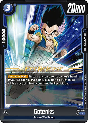 Gotenks (FB02-041) [Blazing Aura Pre-Release Cards]