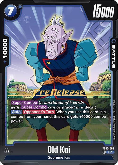 Old Kai [Blazing Aura Pre-Release Cards]