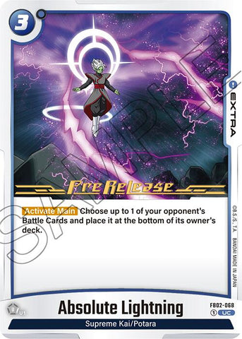 Absolute Lightning [Blazing Aura Pre-Release Cards]