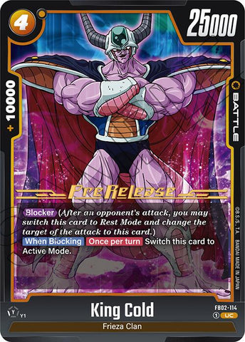 King Cold [Blazing Aura Pre-Release Cards]