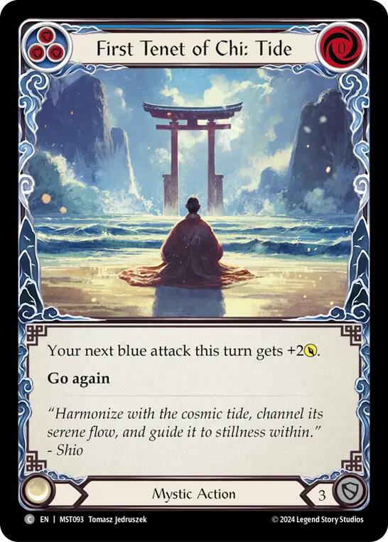 First Tenet of Chi: Tide [MST093] (Part the Mistveil)  Rainbow Foil