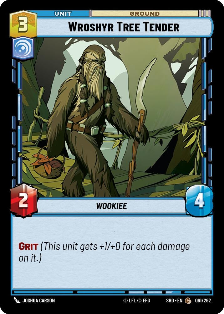 Image for Wroshyr Tree Tender (061/262) [Shadows of the Galaxy] - Star Wars: Unlimited
