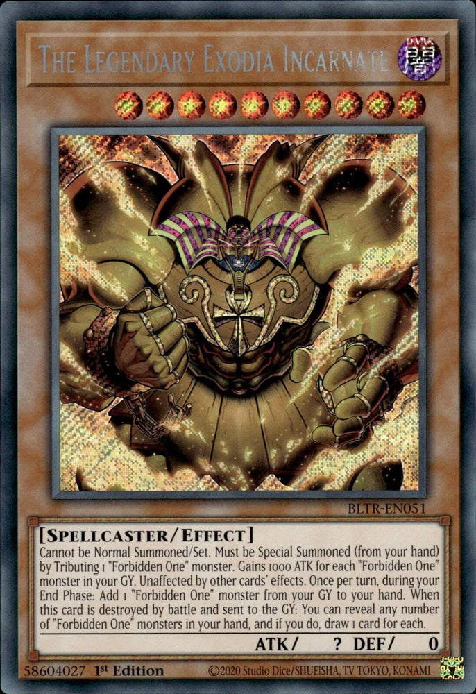 rare exodia cards The Unstoppable Exodia Incarnate