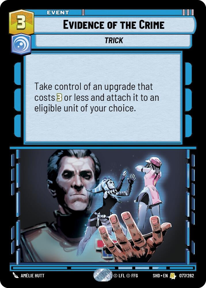 Image for Evidence of the Crime (077/262) (SHD) - Star Wars: Unlimited