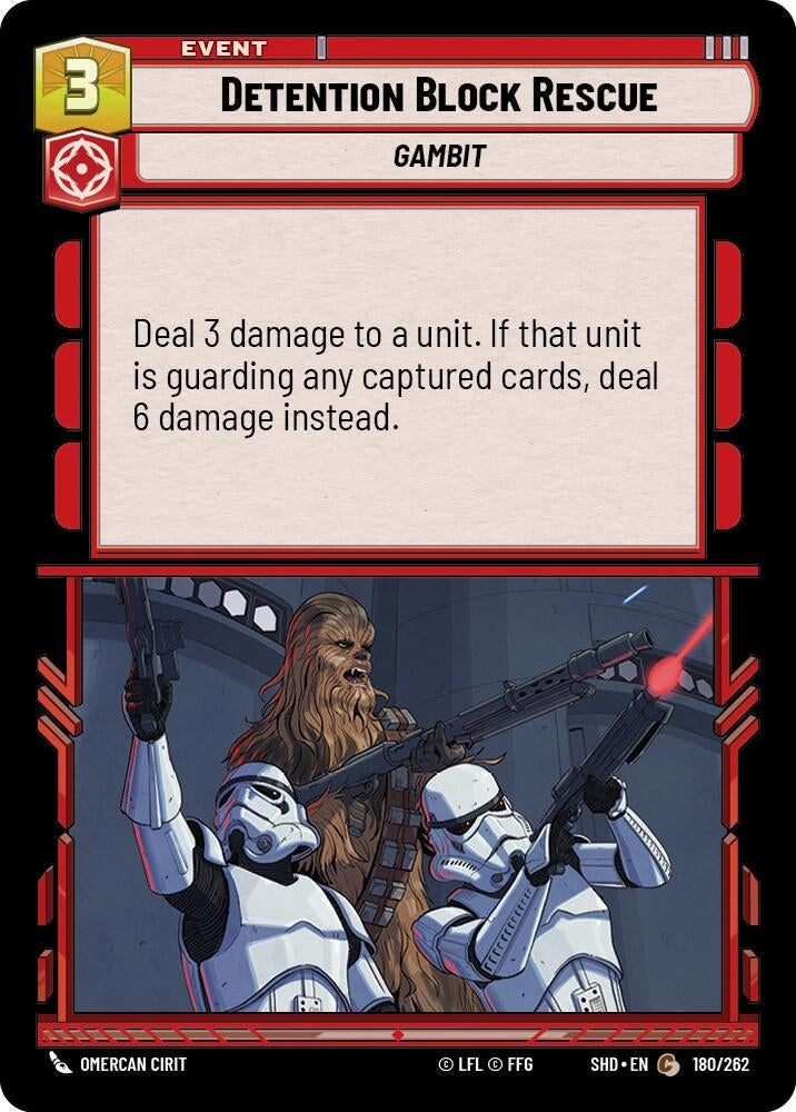 Image for Detention Block Rescue (180/262) (SHD) - Star Wars: Unlimited