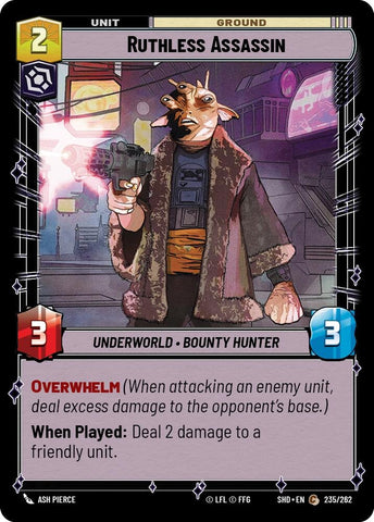 Image for Ruthless Assassin (235/262) (SHD) - Star Wars: Unlimited