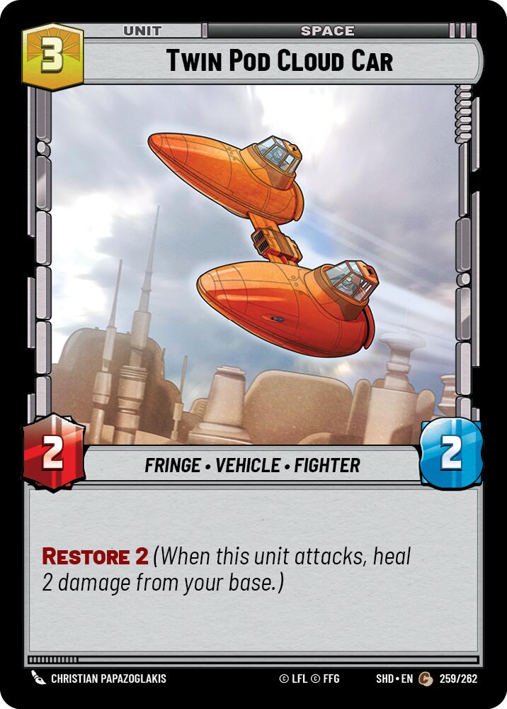 Twin Pod Cloud Car (259/262) (259/262) [Shadows of the Galaxy]