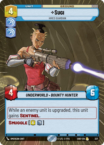 Image for Sugi - Hired Guardian (Hyperspace) (327) (SHD) - Star Wars: Unlimited