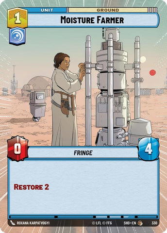 Image for Moisture Farmer (Hyperspace) (330) (SHD) - Star Wars: Unlimited