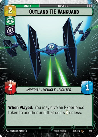 Image for Outland TIE Vanguard (Hyperspace) (354) (SHD) - Star Wars: Unlimited