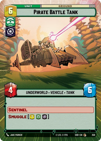 Image for Pirate Battle Tank (Hyperspace) (358) (SHD) - Star Wars: Unlimited