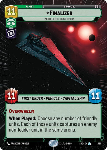 Image for Finalizer - Might of the First Order (Hyperspace) (361) (SHD) - Star Wars: Unlimited