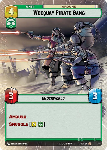 Image for Weequay Pirate Gang (Hyperspace) (388) [Shadows of the Galaxy] - Star Wars: Unlimited