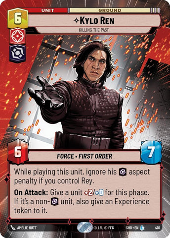 Image for Kylo Ren - Killing the Past (Hyperspace) (410) [Shadows of the Galaxy] - Star Wars: Unlimited