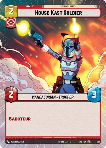 Image for House Kast Soldier (Hyperspace) (431) [Shadows of the Galaxy] - Star Wars: Unlimited