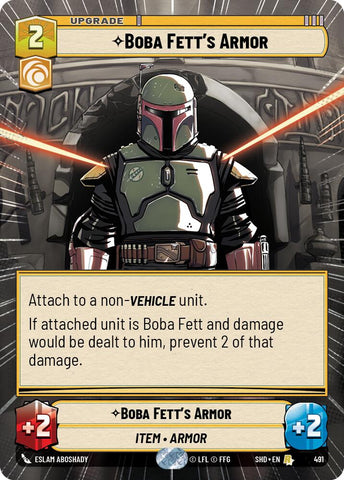 Boba Fett's Armor (491) (Hyperspace) (491) [Shadows of the Galaxy]