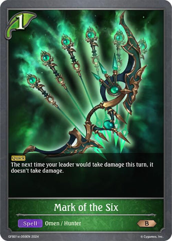 Mark of the Six (GFB01d-059EN) [Guide to Glory]
