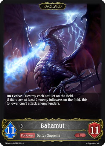 Bahamut (Evolved) (GFB01b-016EN) [Guide to Glory]