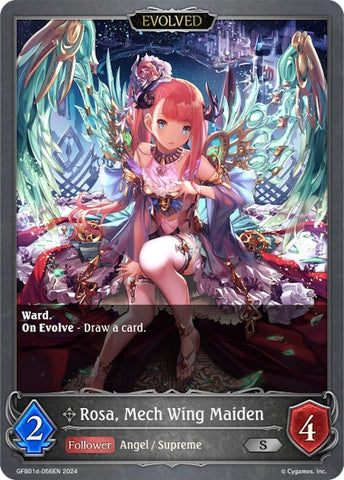 Rosa, Mech Wing Maiden (Evolved) (GFB01d-056EN) [Guide to Glory]
