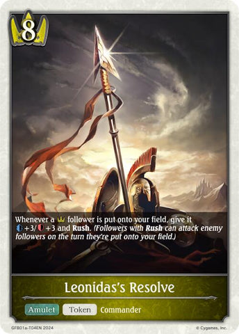 Leonidas's Resolve (GFB01a-T04EN) [Guide to Glory]