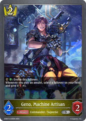 Geno, Machine Artisan (GFB01b-035EN) [Guide to Glory]