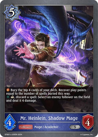 Mr. Heinlein, Shadow Mage (GFB01c-039EN) [Guide to Glory]
