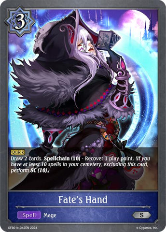 Fate's Hand (GFB01c-042EN) [Guide to Glory]