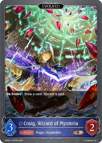 Craig, Wizard of Mysteria (Evolved) (GFB01c-057EN) [Guide to Glory]