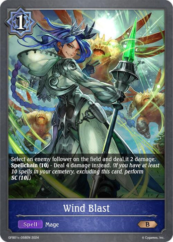 Wind Blast (GFB01c-058EN) [Guide to Glory]