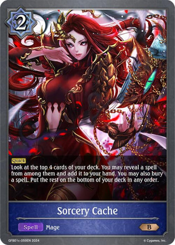 Sorcery Cache (GFB01c-059EN) [Guide to Glory]