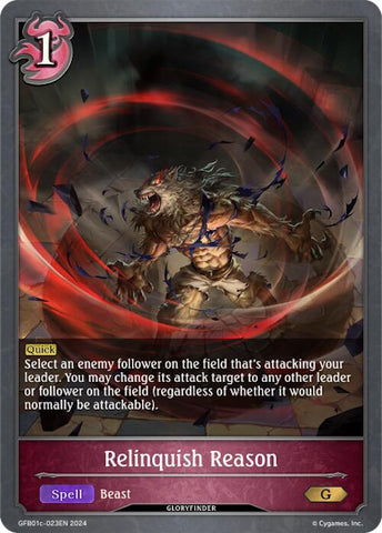 Relinquish Reason (GFB01c-023EN) [Gloryfinder Bundle 01: Guide to Glory]