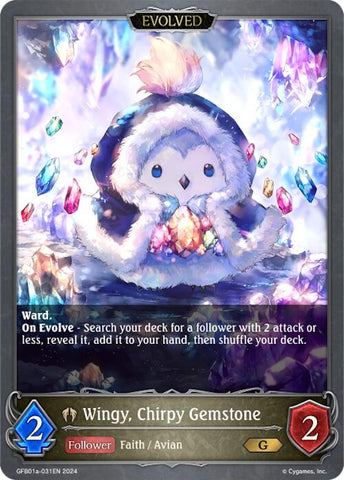 Wingy, Chirpy Gemstone (Evolved) (GFB01a-031EN) [Guide to Glory]