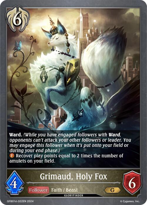 Grimaud, Holy Fox (GFB01d-022EN) [Gloryfinder Bundle 01: Guide to Glory]