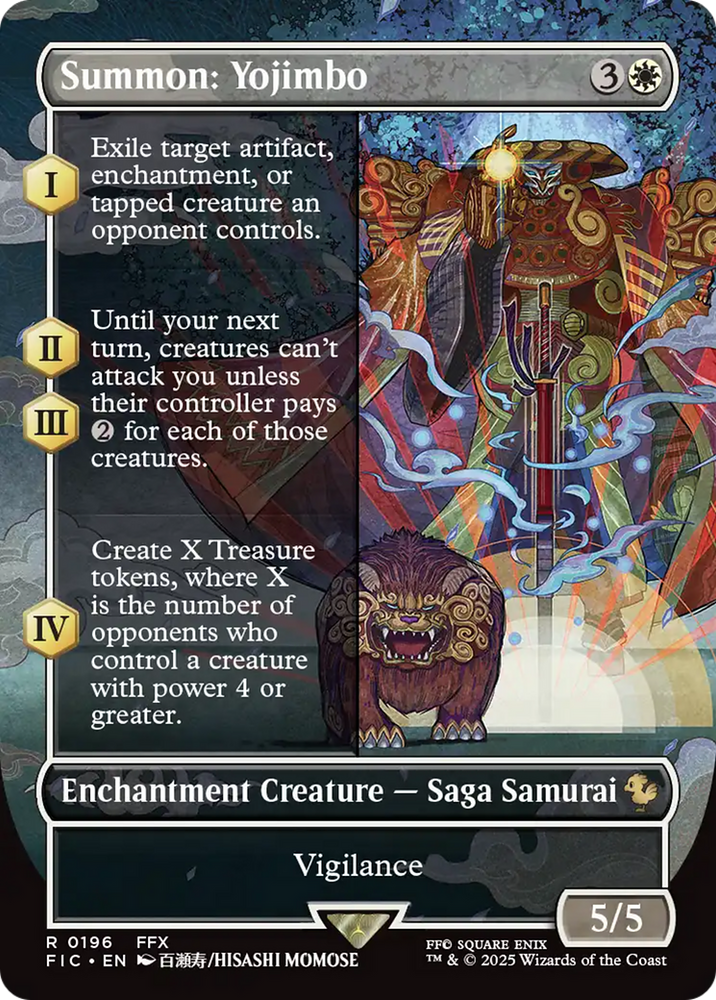 Summon: Yojimbo (Borderless) [FINAL FANTASY Commander]