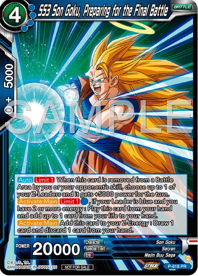 SS3 Son Goku, Preparing for the Final Battle (Deluxe Pack 2024 Vol.2) (P-618) [Promotion Cards]