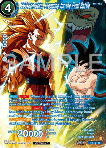 SS3 Son Goku, Preparing for the Final Battle (Full Art) (Deluxe Pack 2024 Vol.2) (P-618) [Promotion Cards]