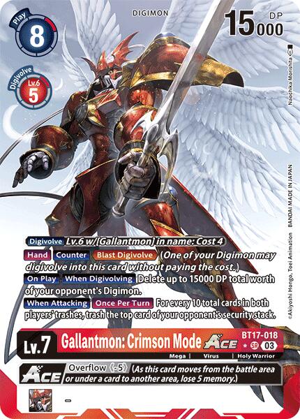 gallantmon digimon card game ST-7 Starter Deck English Lightning Joust Digimon Card Gallantmon Crimson Mode