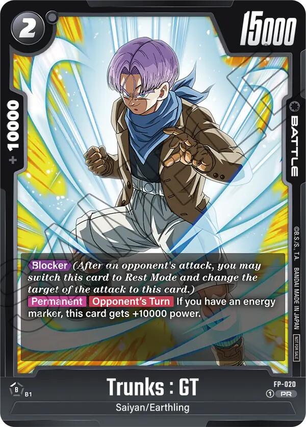 Trunks : GT (FP-020) [Fusion World Promotion Cards]