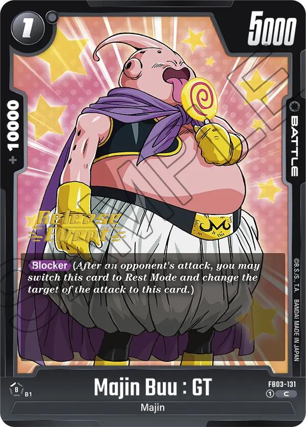 Majin Buu : GT [Raging Roar Release Event Cards]