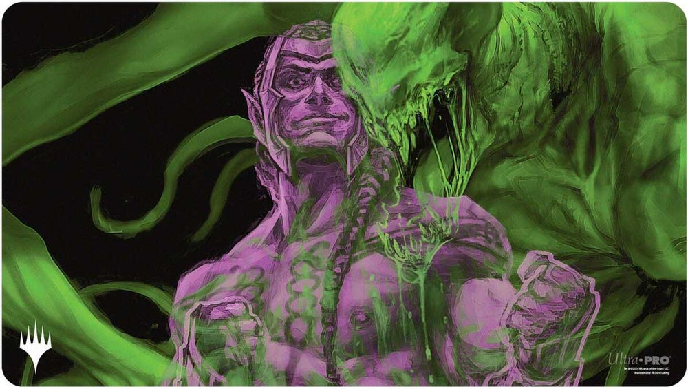 Ultra PRO: Playmat - Duskmourn (Alt Art Key Character Mythic 2 - Tyvar, the Pummeler - Double Exposure Alt)