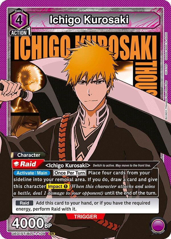 Image for Ichigo Kurosaki (104) (UE01ST/BLC-1-104) - Union Arena