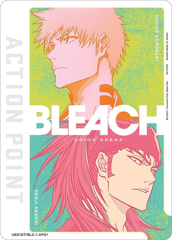 Image for Action Point Card (AP01) (Ichigo Kurosaki/Renji Abarai) (UE01ST/BLC-1-AP01) - Union Arena