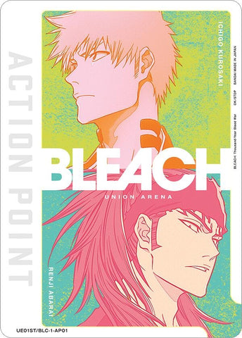 Image for Action Point Card (AP01) (Ichigo Kurosaki/Renji Abarai) (UE01ST/BLC-1-AP01) - Union Arena