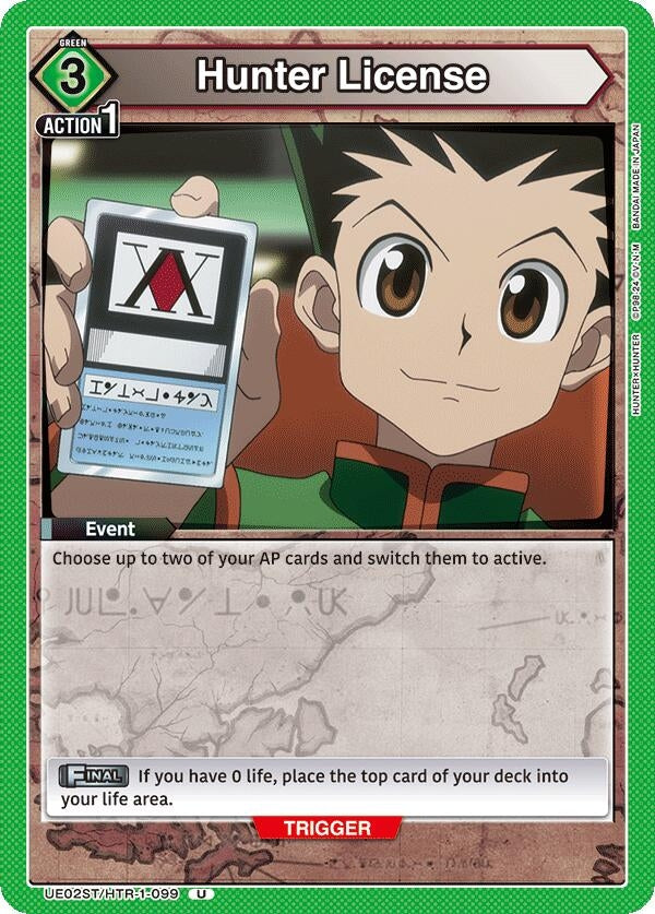 Image for Hunter License (UE02ST/HTR-1-099) - Union Arena