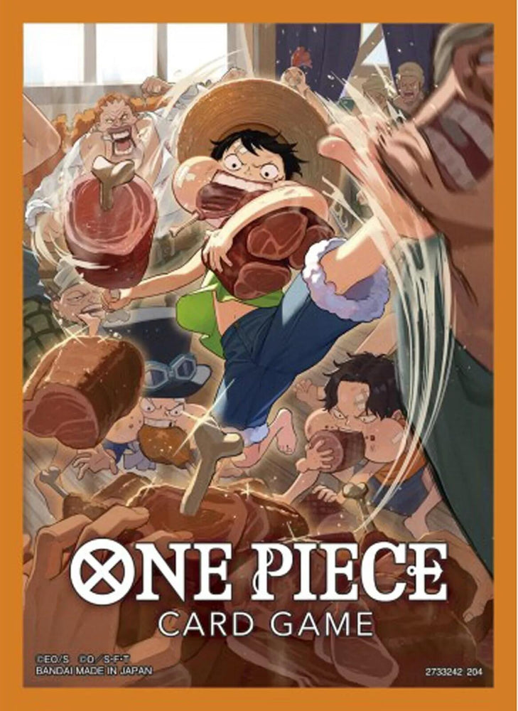 Bandai: 70ct Card Sleeves - Monkey.D.Luffy